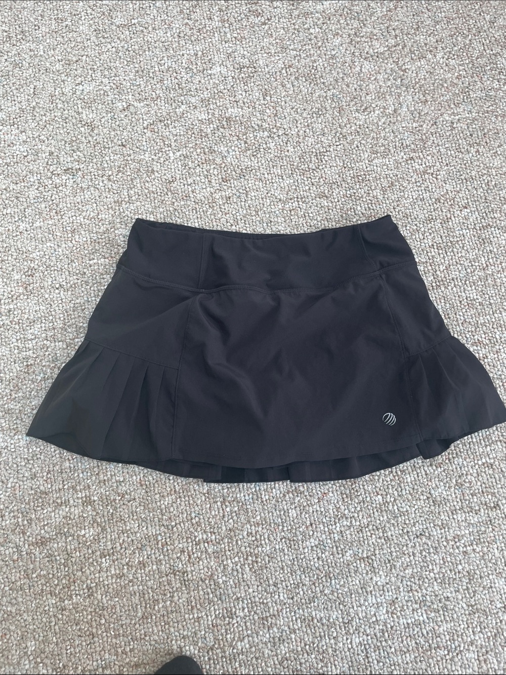 MPG Black Pleated Athletic Skort